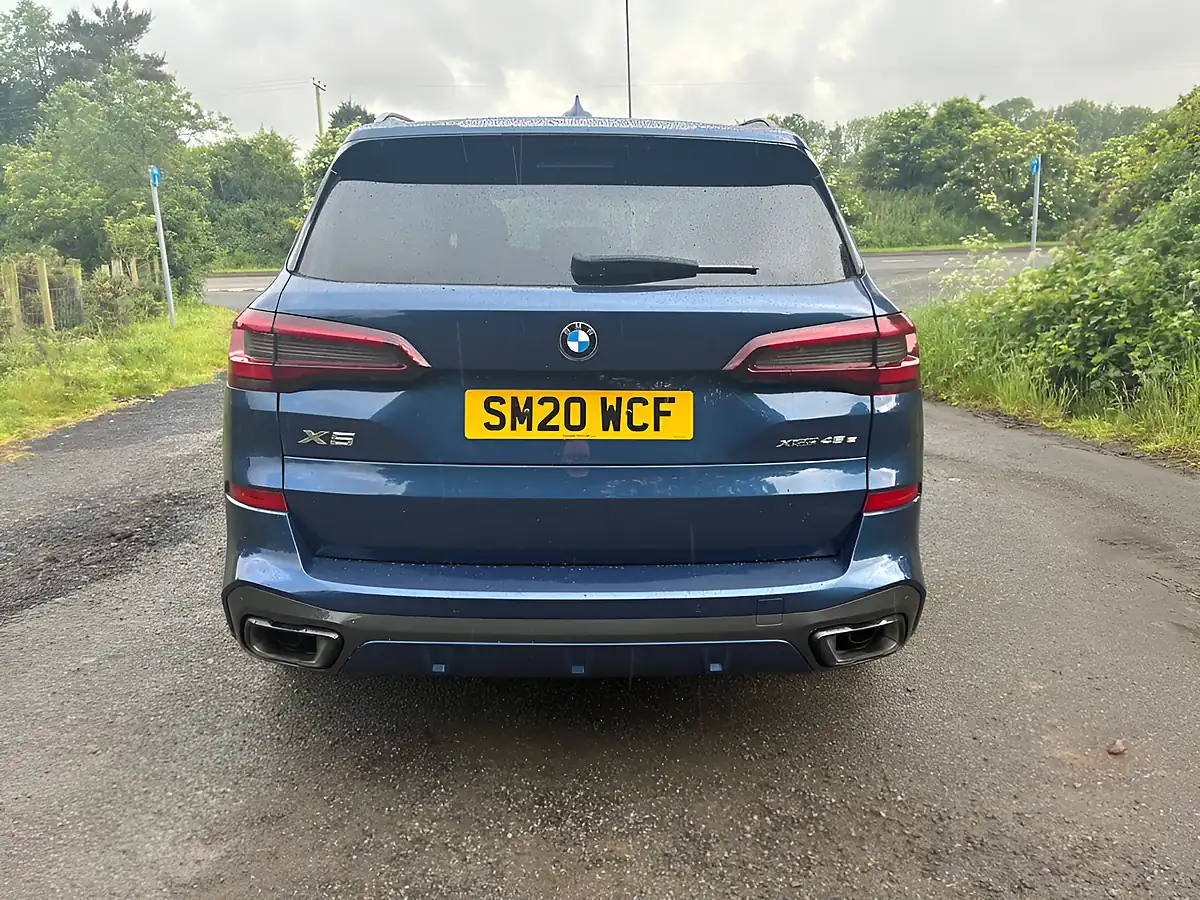 Used 2020 BMW X5 M Sport Blue - Interior and Exterior details 5