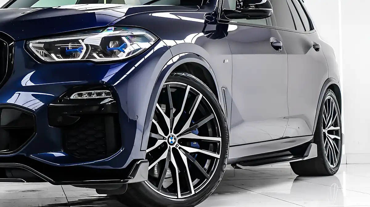 Used 2020 BMW X5 M Sport Blue - Interior and Exterior details 11