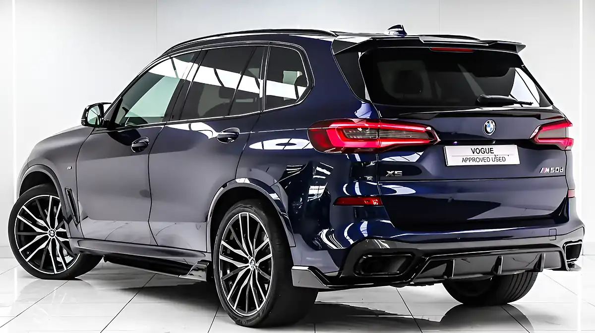 Used 2020 BMW X5 M Sport Blue - Interior and Exterior details 3