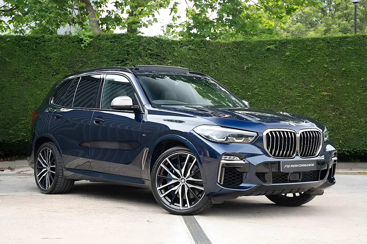 Used 2020 BMW X5 M Sport Tanzanite Blue - Interior and Exterior details 5