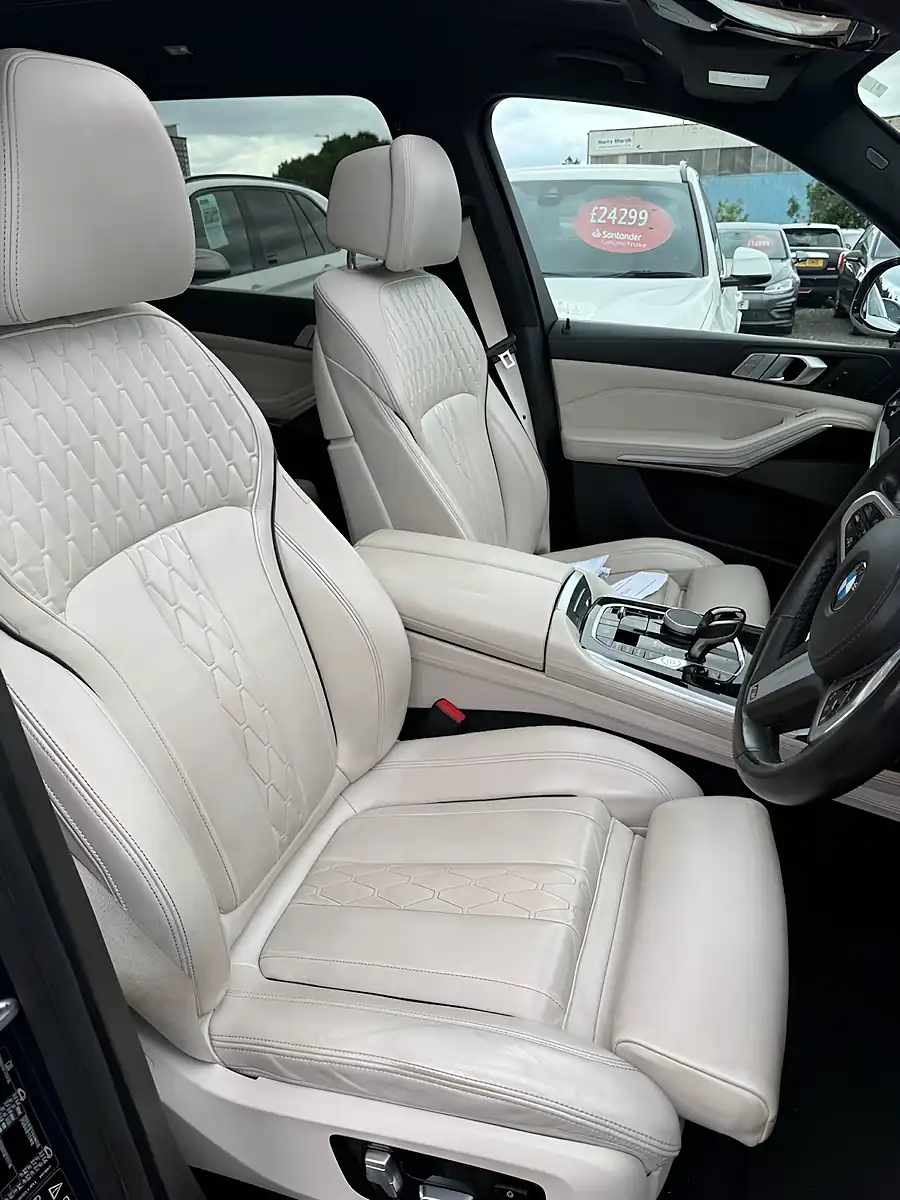 Used 2020 BMW X7 M Sport Blue - Interior and Exterior details 5