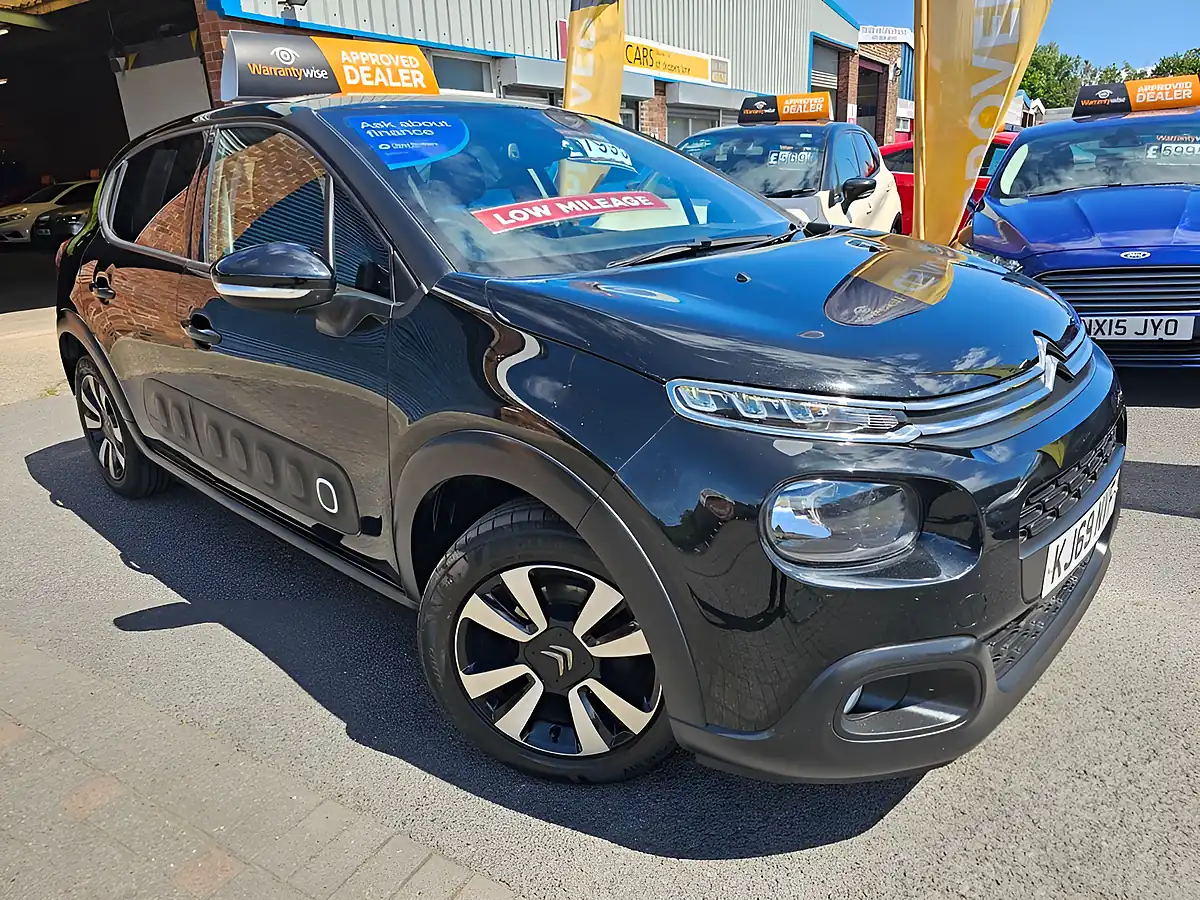 Used 2020 Citroen C3 Flair Plus Black - Front View