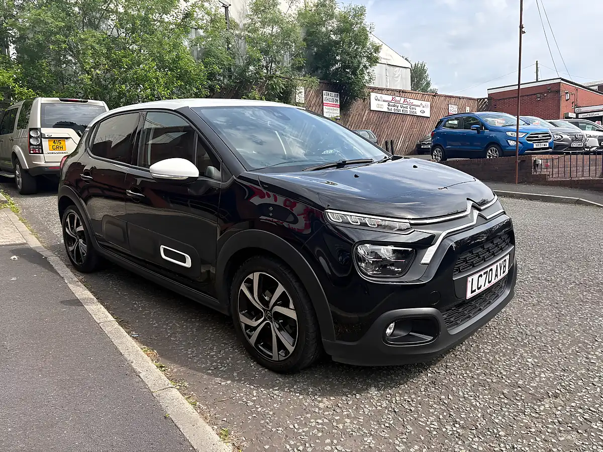 Used 2020 Citroen C3 Flair Plus Black - Front View