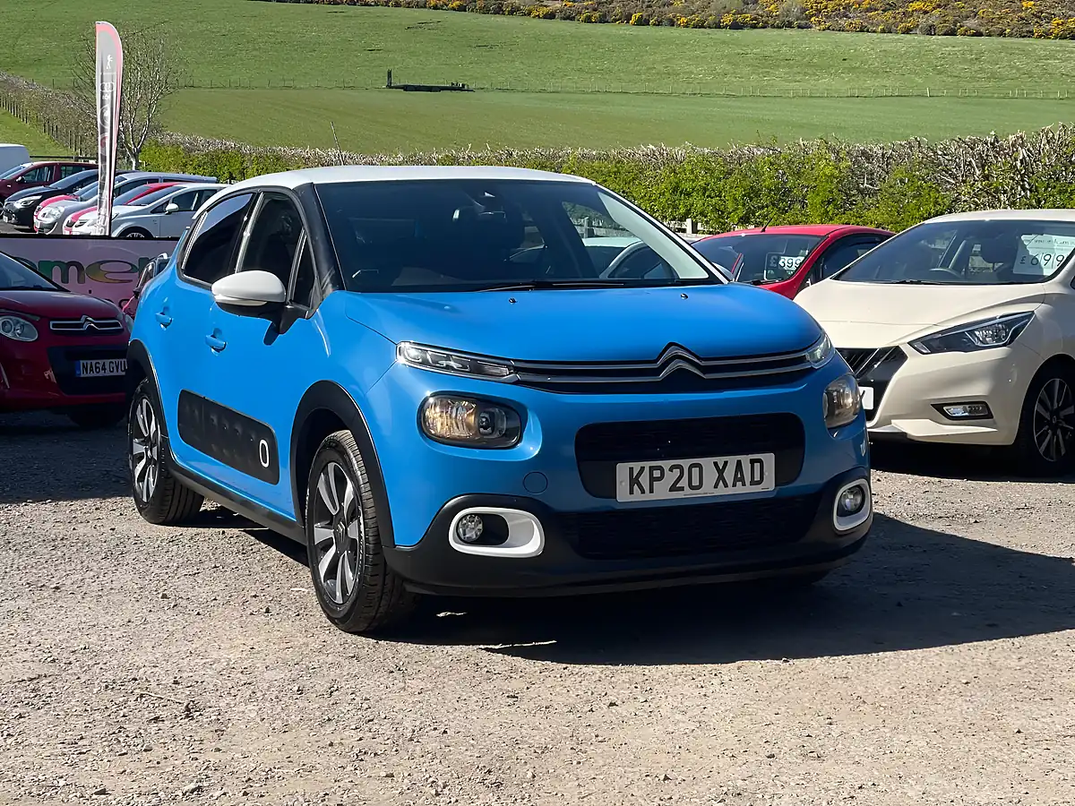 Used 2020 Citroen C3 Flair Plus Blue - Front View