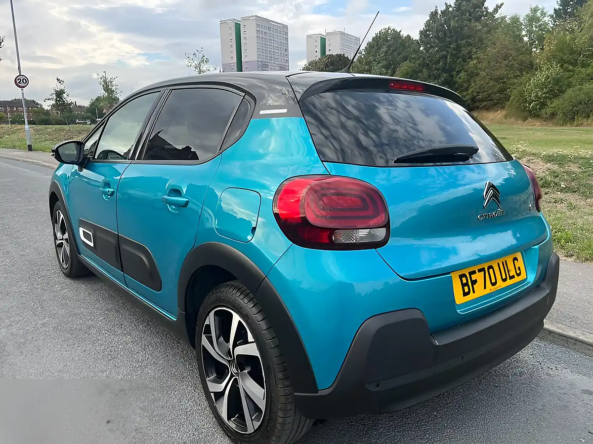 Used 2020 Citroen C3 Flair Plus Blue - Interior and Exterior details 3