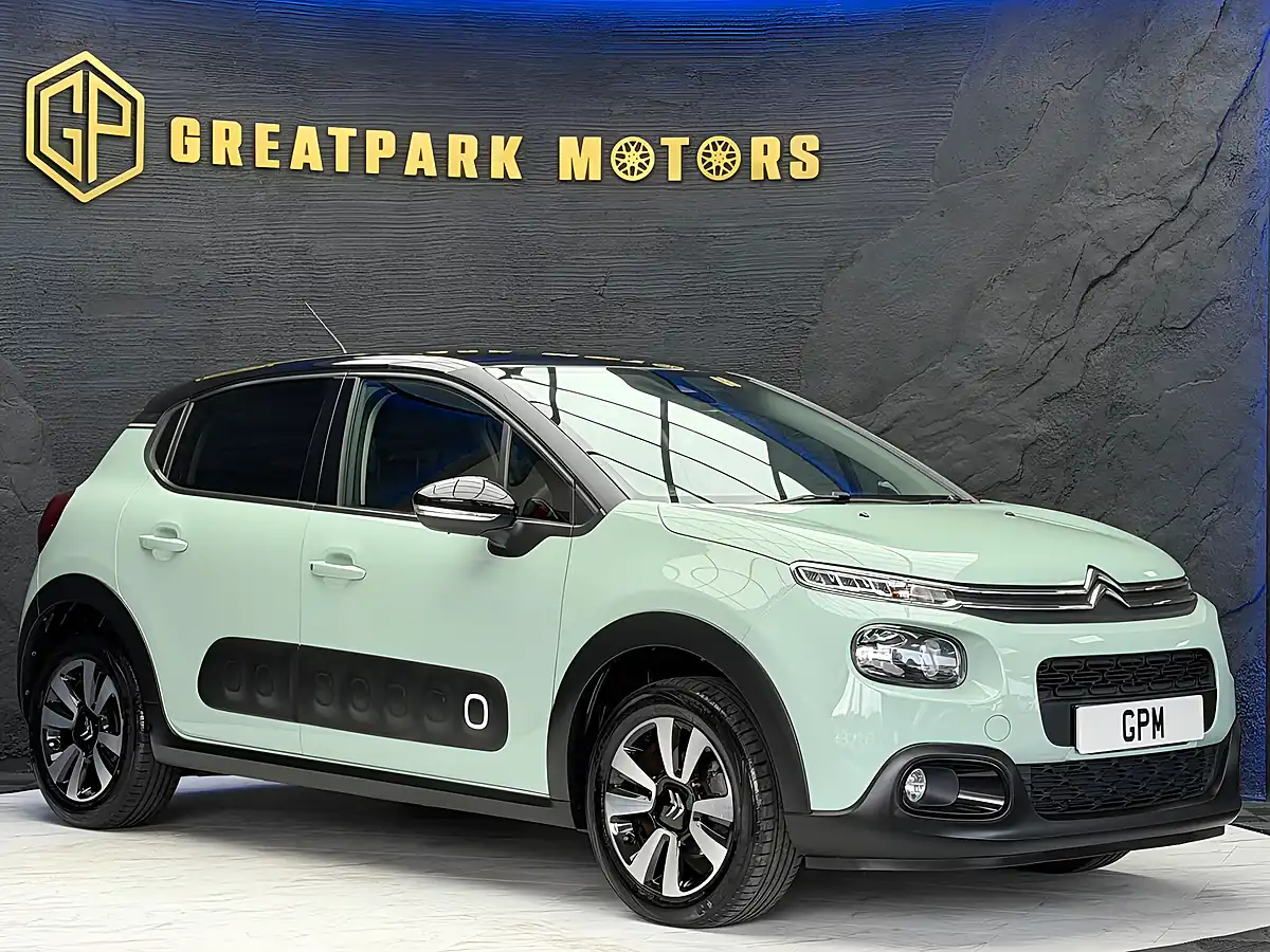 Used 2020 Citroen C3 Flair Plus Green - Interior and Exterior details 3
