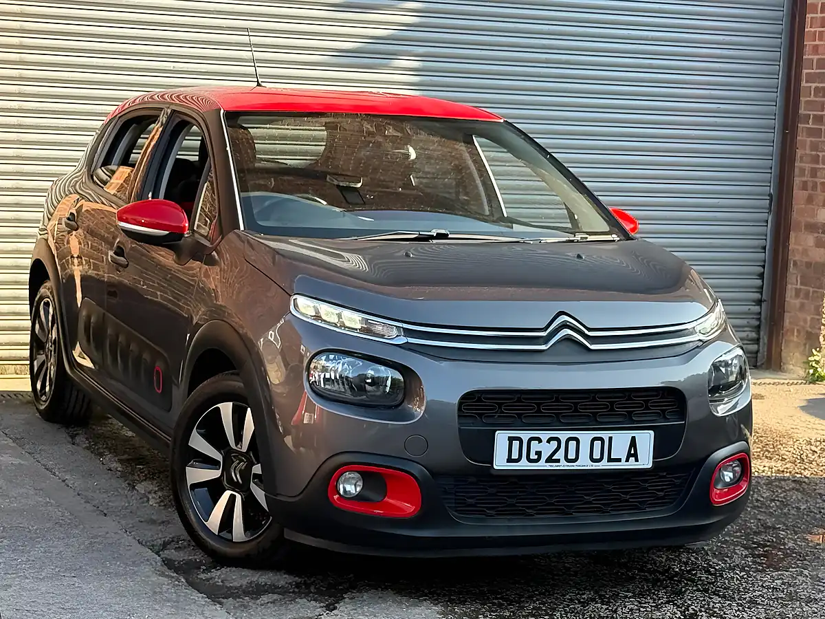 Used 2020 Citroen C3 Flair Plus Grey - Front View