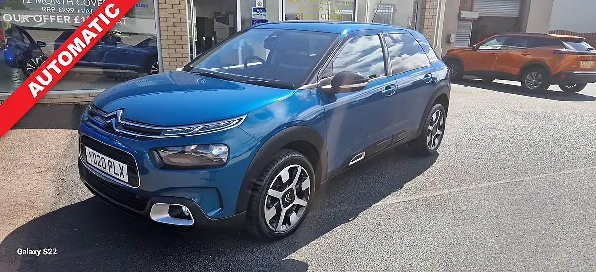 Used 2020 Citroen C4 Cactus Flair Blue - Front View