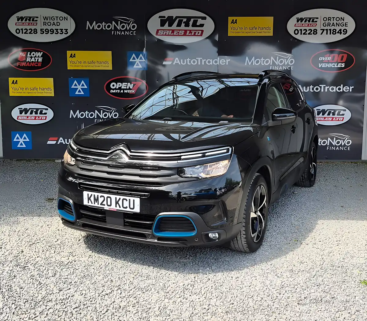 Used 2020 Citroen C5 Aircross Flair Black - Front View