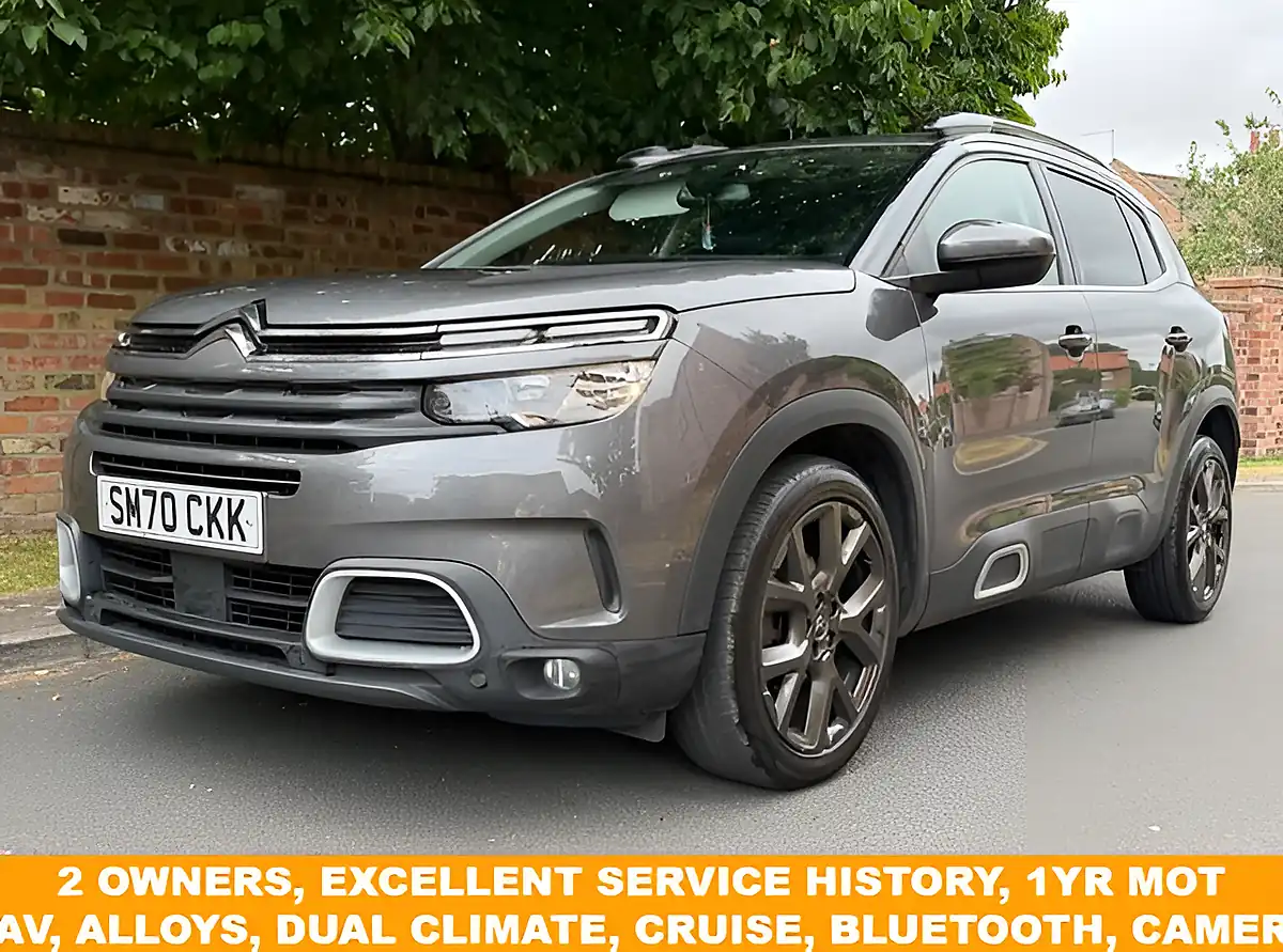 Used 2020 Citroen C5 Aircross Flair Plus Grey - Front View