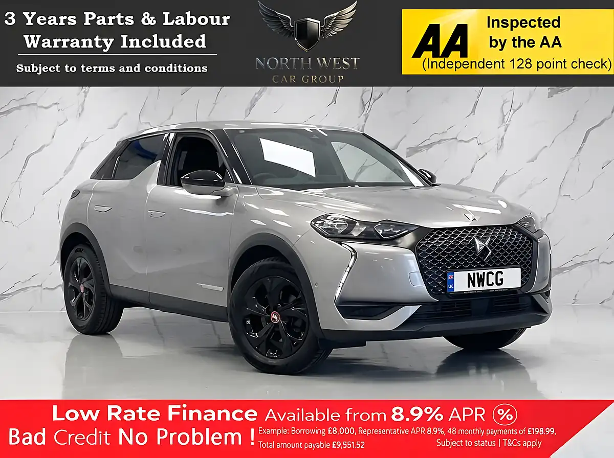 Used 2020 DS Automobiles DS 3 Crossback Performance Line Grey - Front View