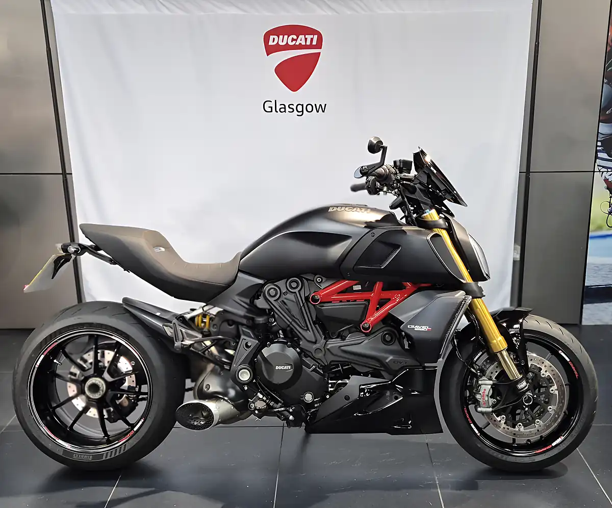 Used 2020 Ducati Diavel 1260 S Stealth Black - Front View