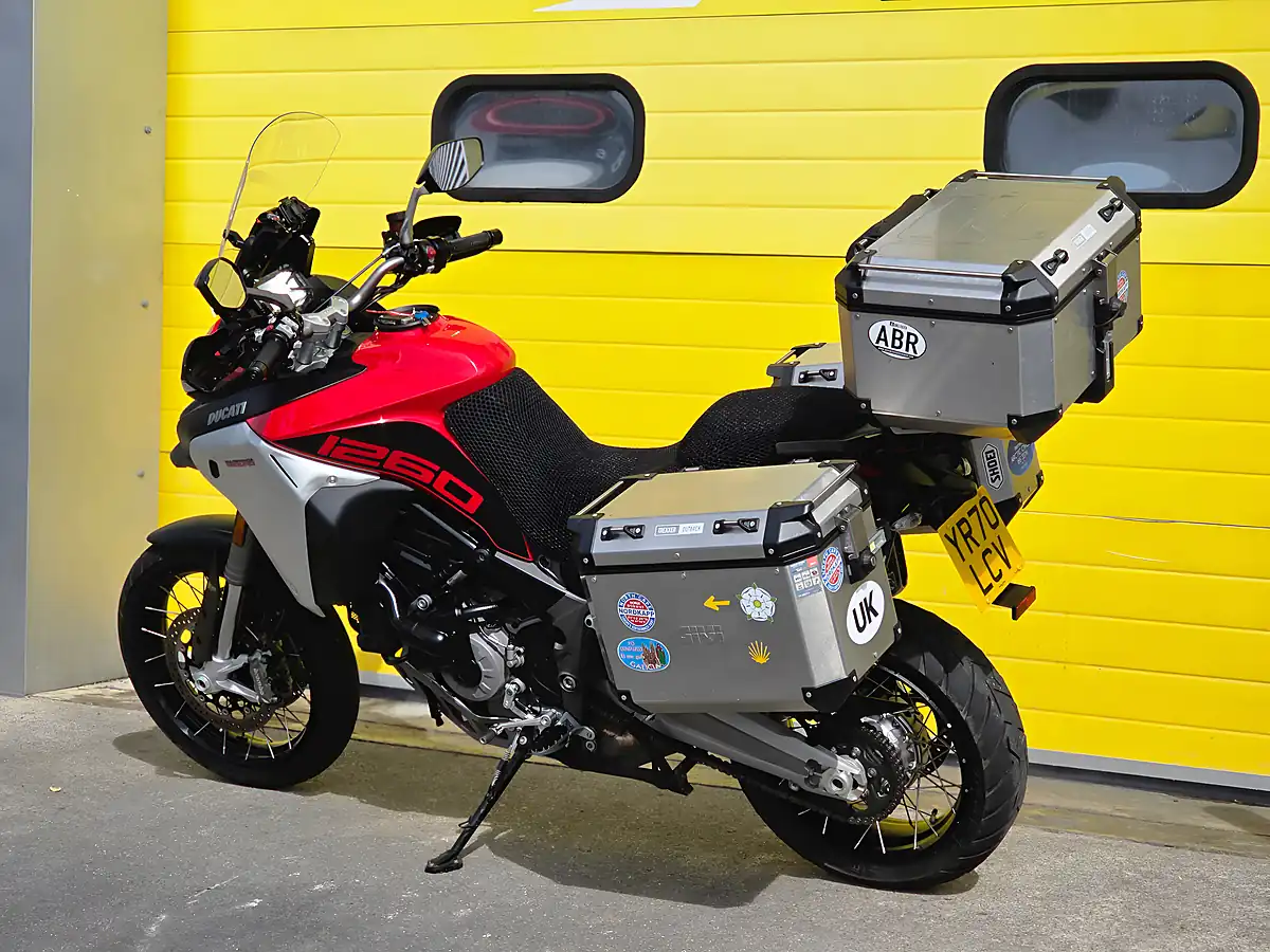 Used 2020 Ducati Multistrada 1260 S Enduro Red - Interior and Exterior details 6