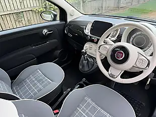 Used 2020 Fiat 500 Lounge Black - Interior and Exterior details 15