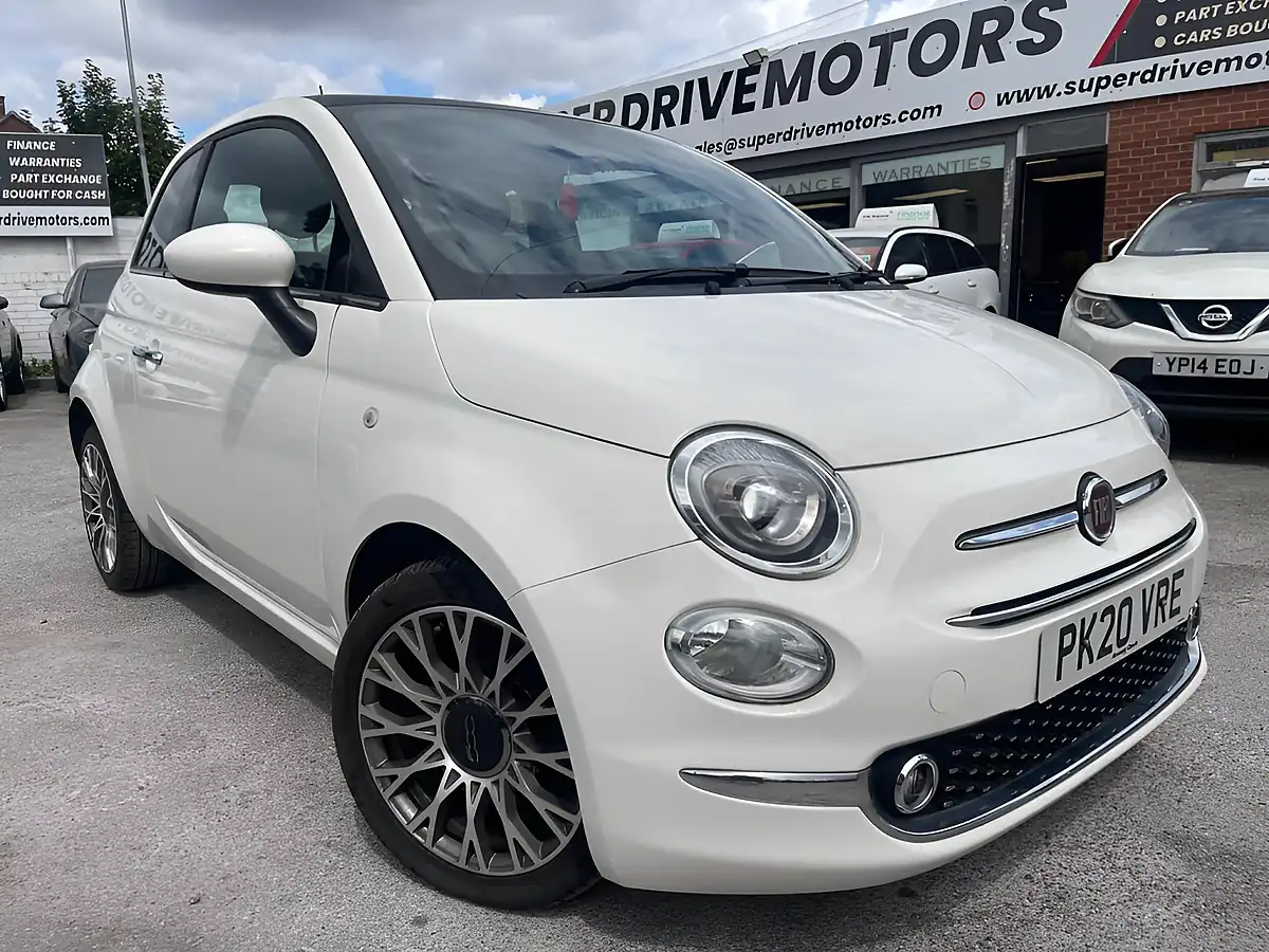 Used 2020 Fiat 500 Star White - Front View