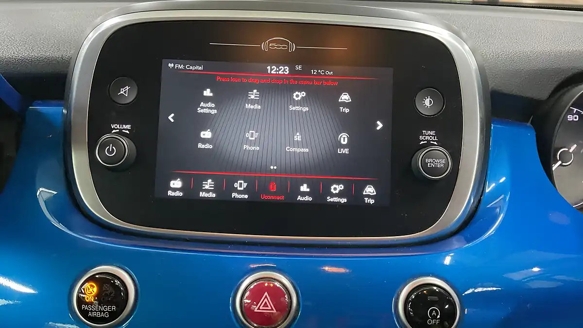 Used 2020 Fiat 500X City Cross Blue - Interior and Exterior details 8