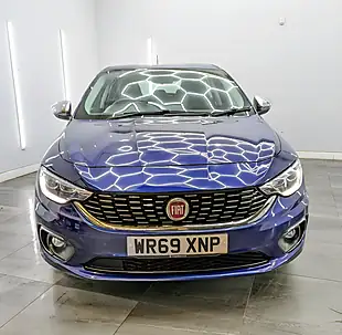 Used 2020 Fiat Tipo Mirror Mirror Blue - Interior and Exterior details 4