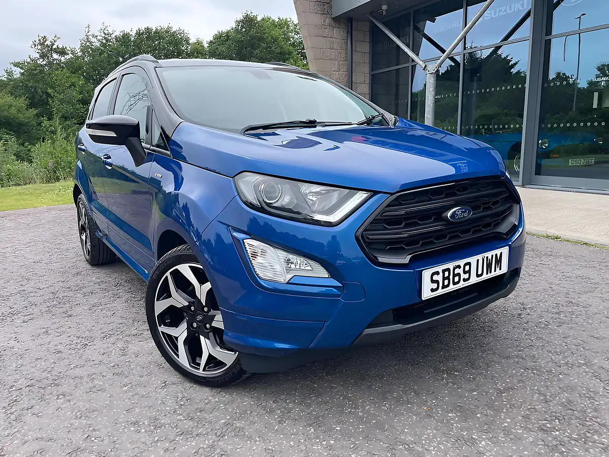 Used 2020 Ford Ecosport ST-Line Blue - Front View