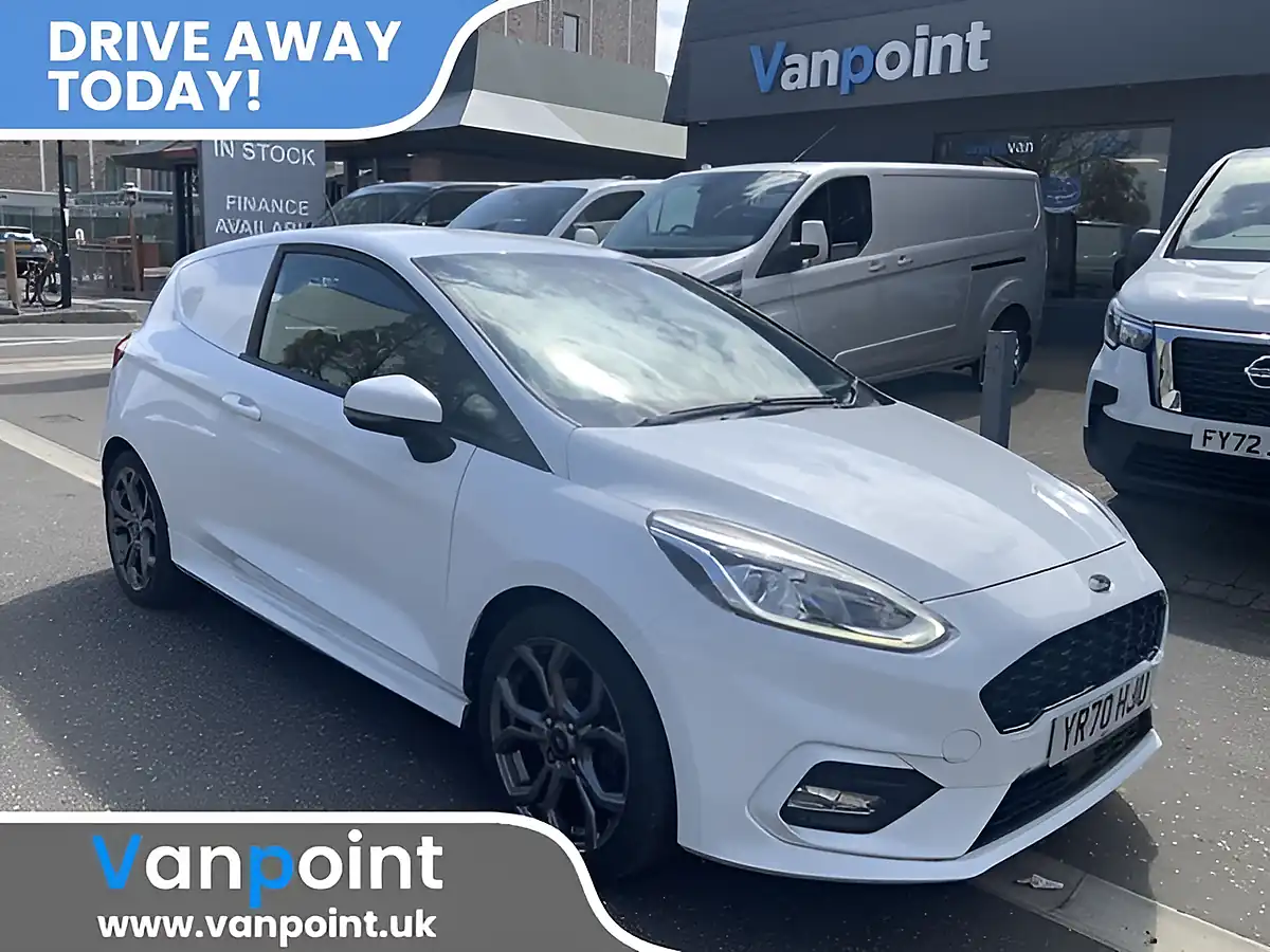 Used 2020 Ford Fiesta Sport White - Front View