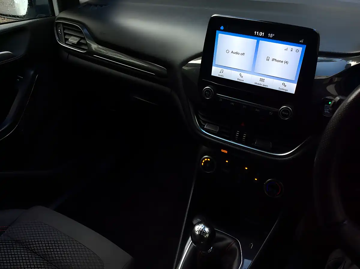 Used 2020 Ford Fiesta Sport White - Interior and Exterior details 11