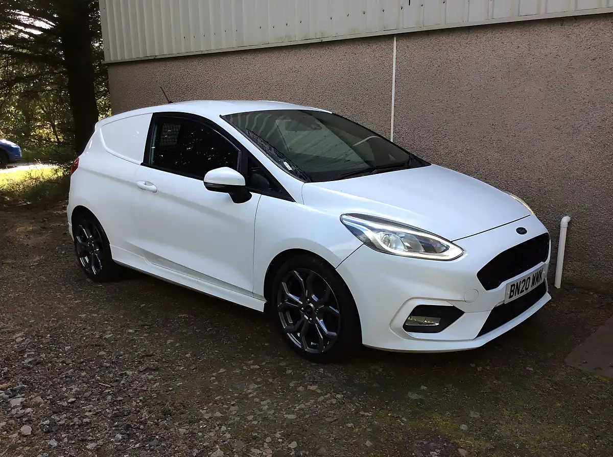 Used 2020 Ford Fiesta Sport White - Interior and Exterior details 2