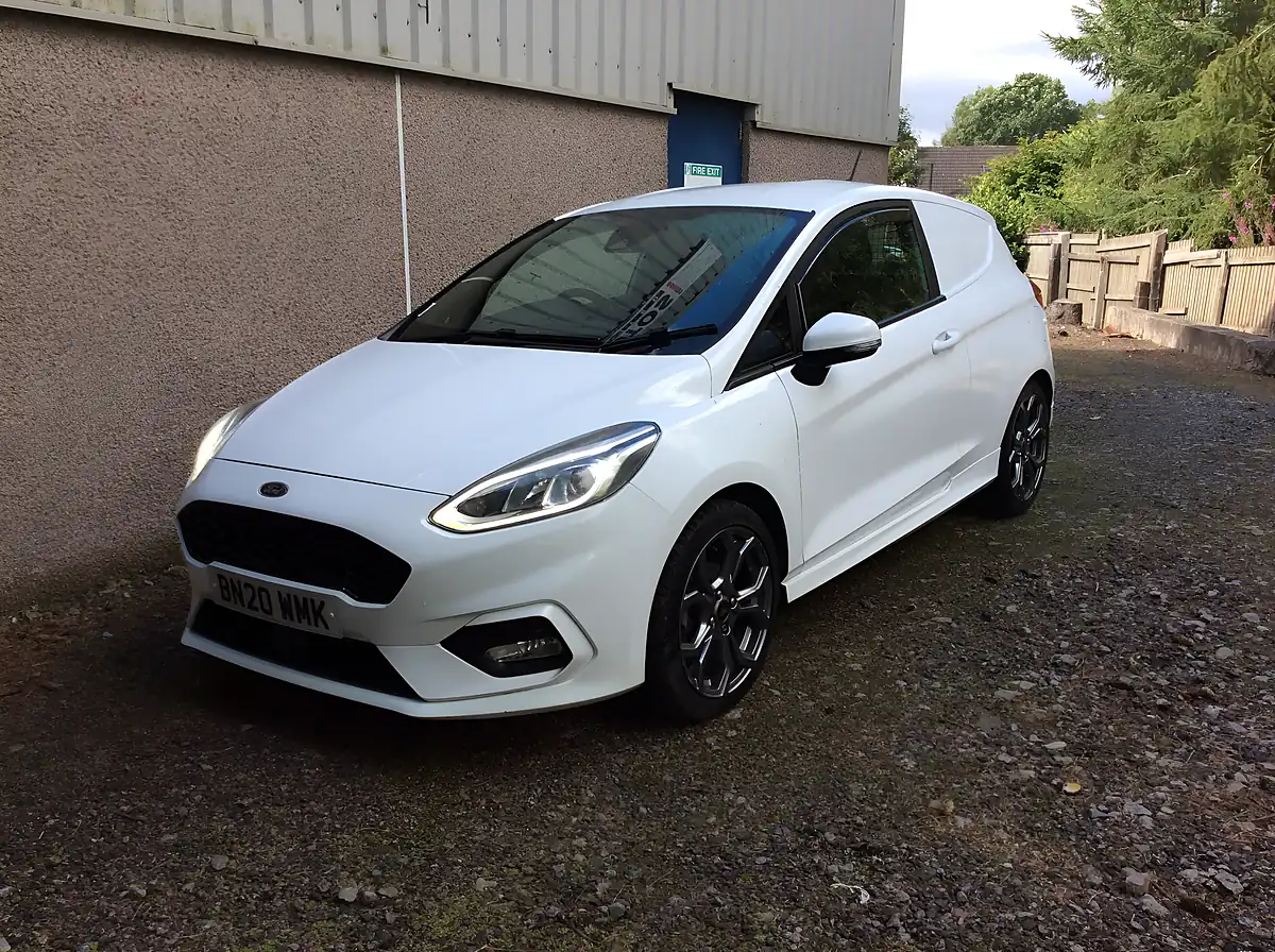 Used 2020 Ford Fiesta Sport White - Interior and Exterior details 5