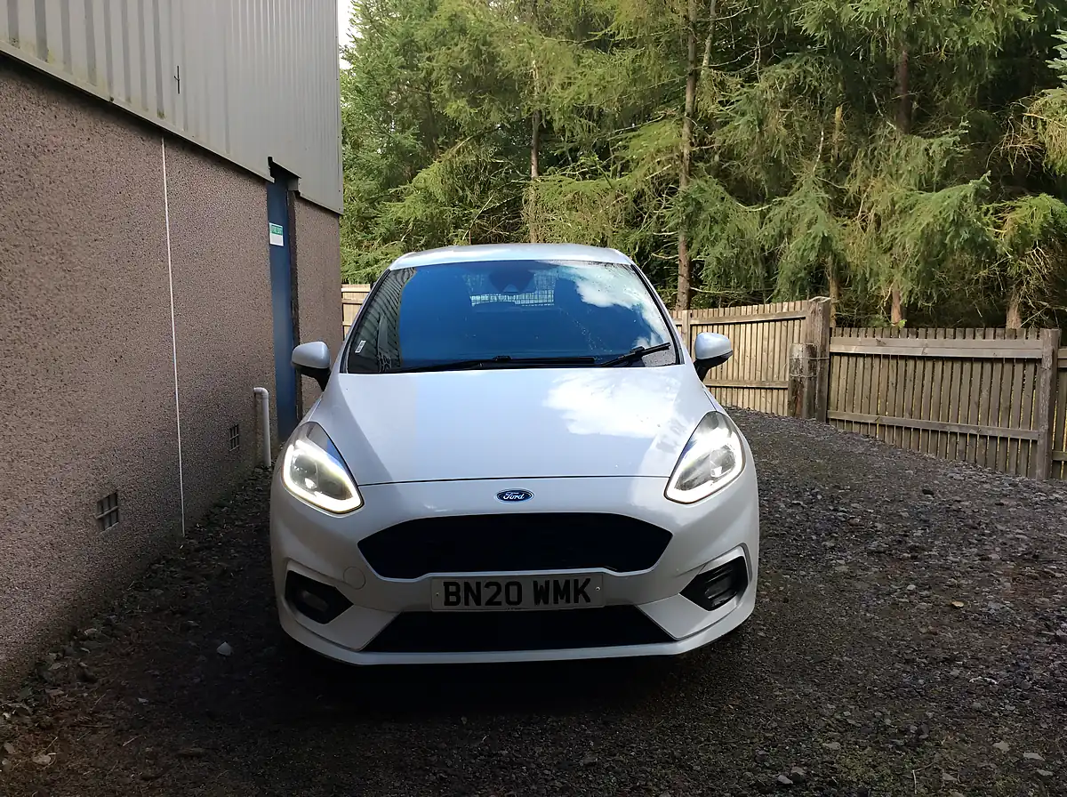 Used 2020 Ford Fiesta Sport White - Interior and Exterior details 8