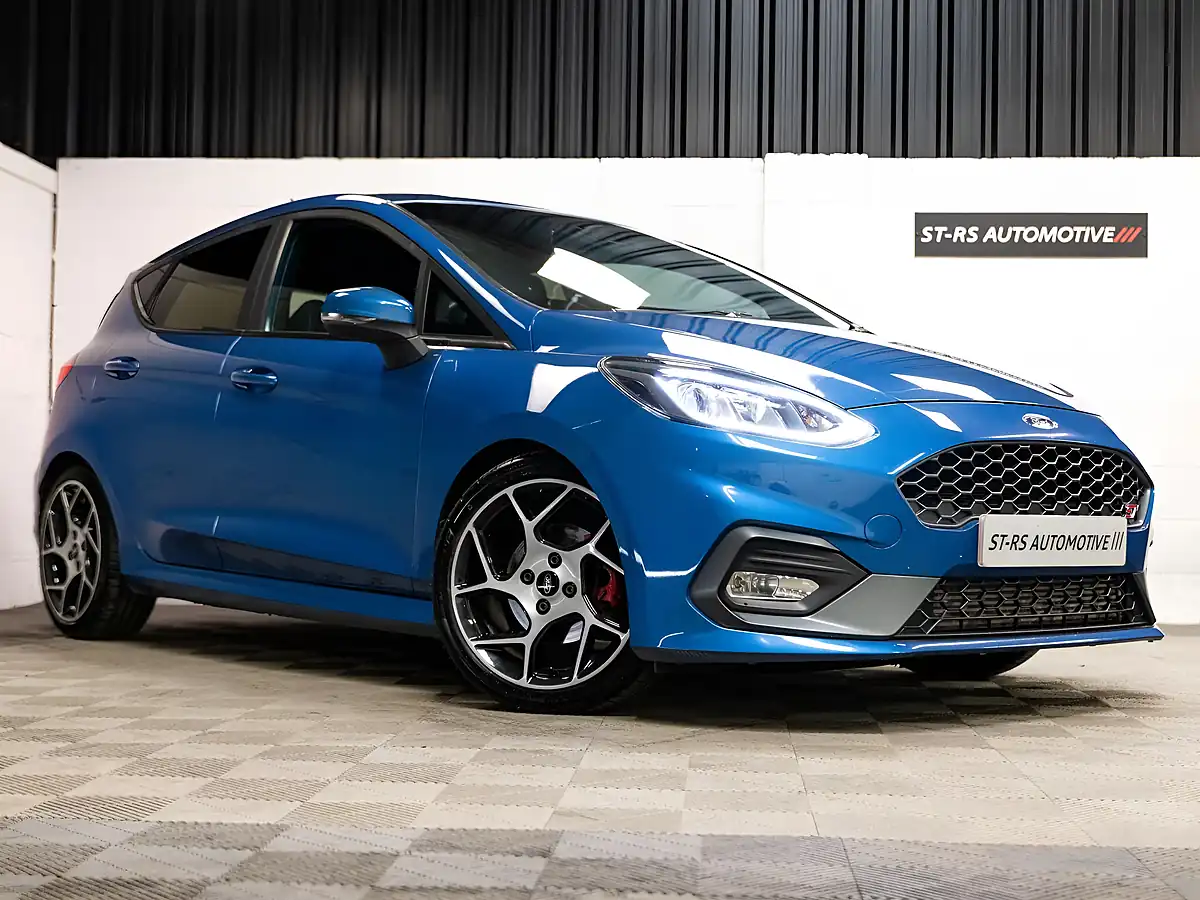 Used 2020 Ford Fiesta ST-2 Blue - Front View