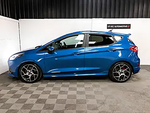 Used 2020 Ford Fiesta ST-2 Blue - Interior and Exterior details 4