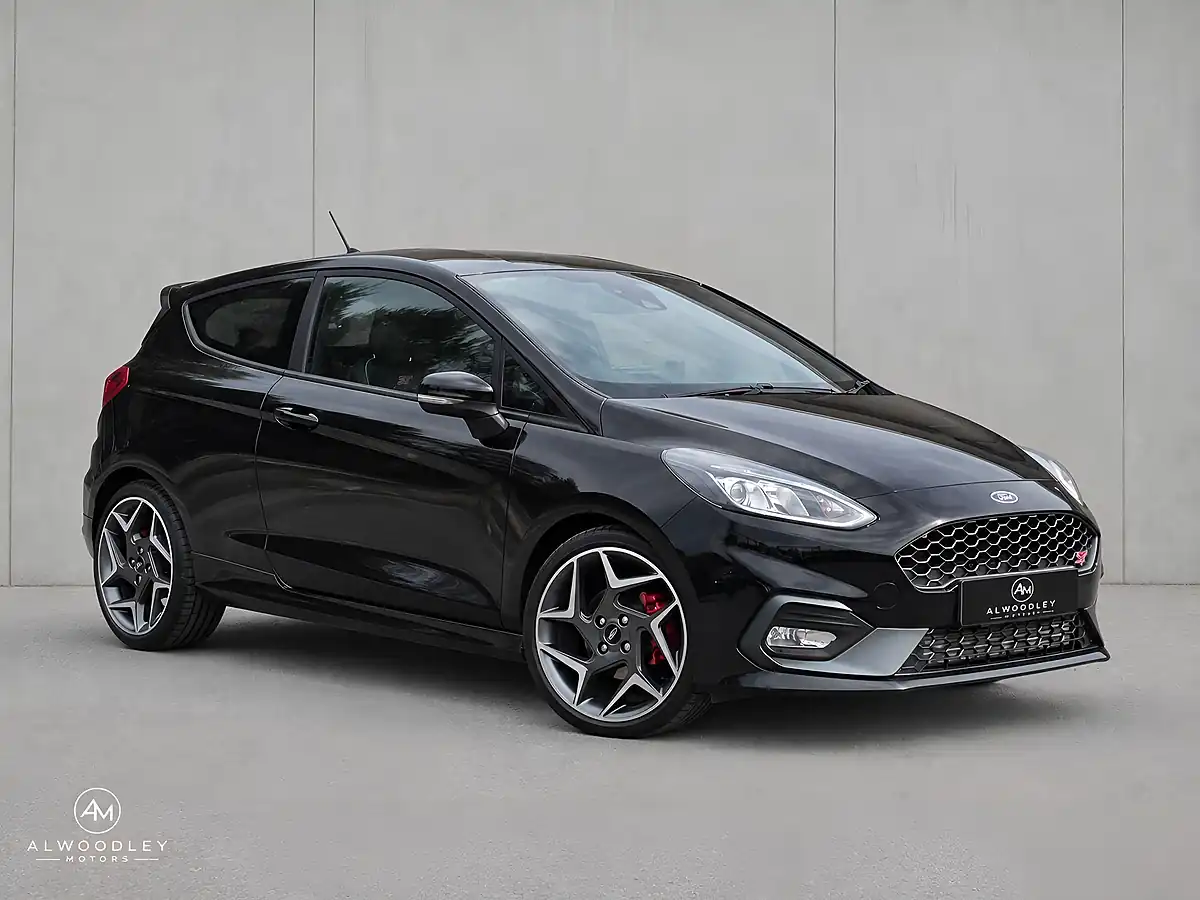 Used 2020 Ford Fiesta ST-3 Black - Front View