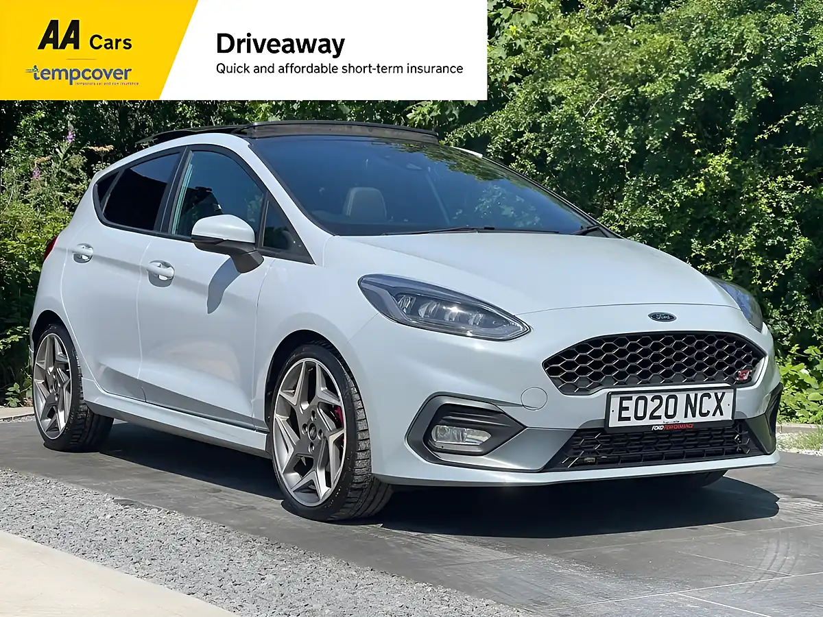 Used 2020 Ford Fiesta ST-3 Silver - Front View