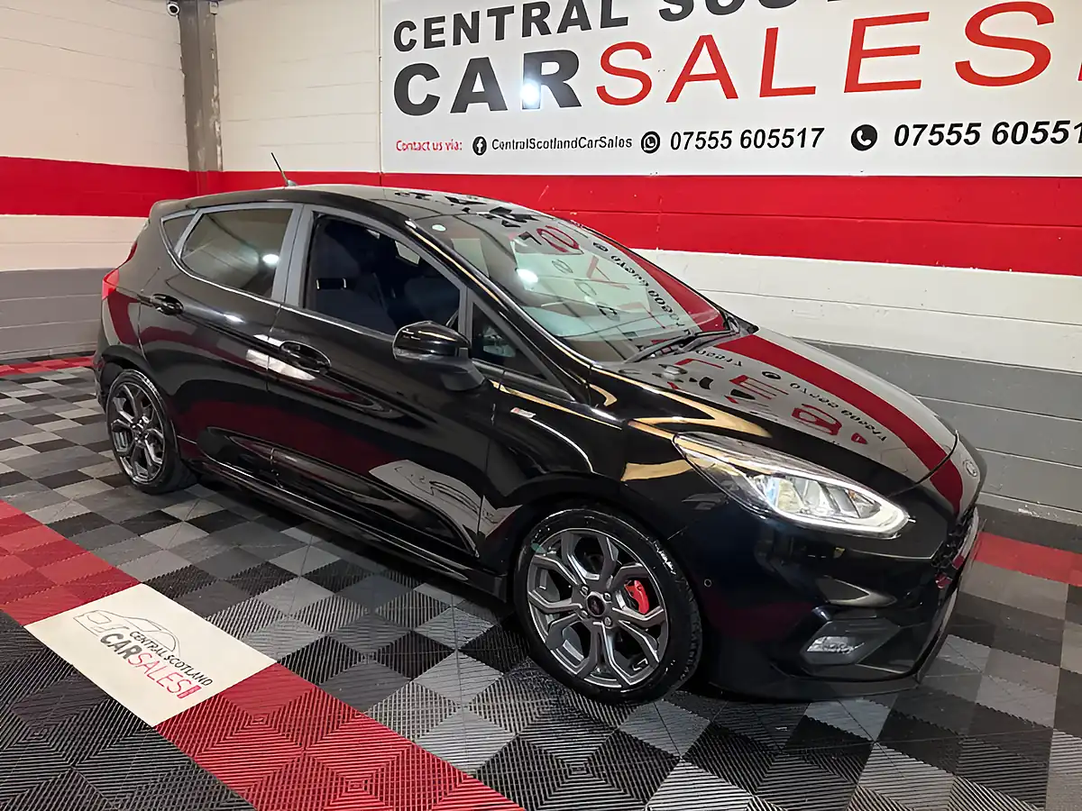 Used 2020 Ford Fiesta ST-Line Edition Black - Front View