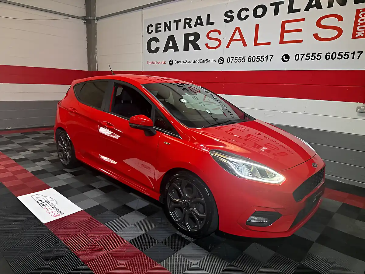 Used 2020 Ford Fiesta ST-Line Edition Red - Front View