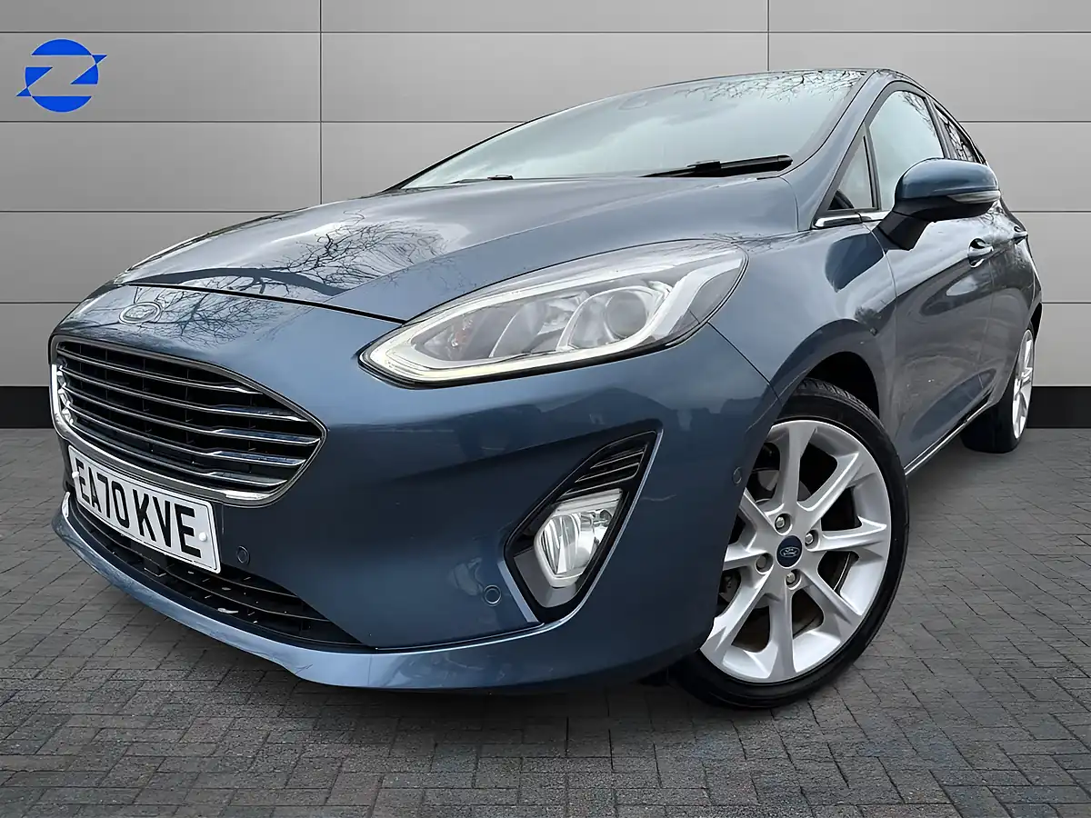 Used 2020 Ford Fiesta Titanium X Blue - Front View