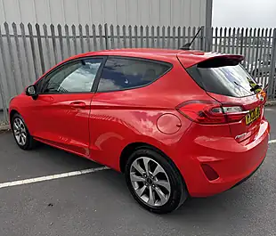Used 2020 Ford Fiesta Trend Red - Interior and Exterior details 4