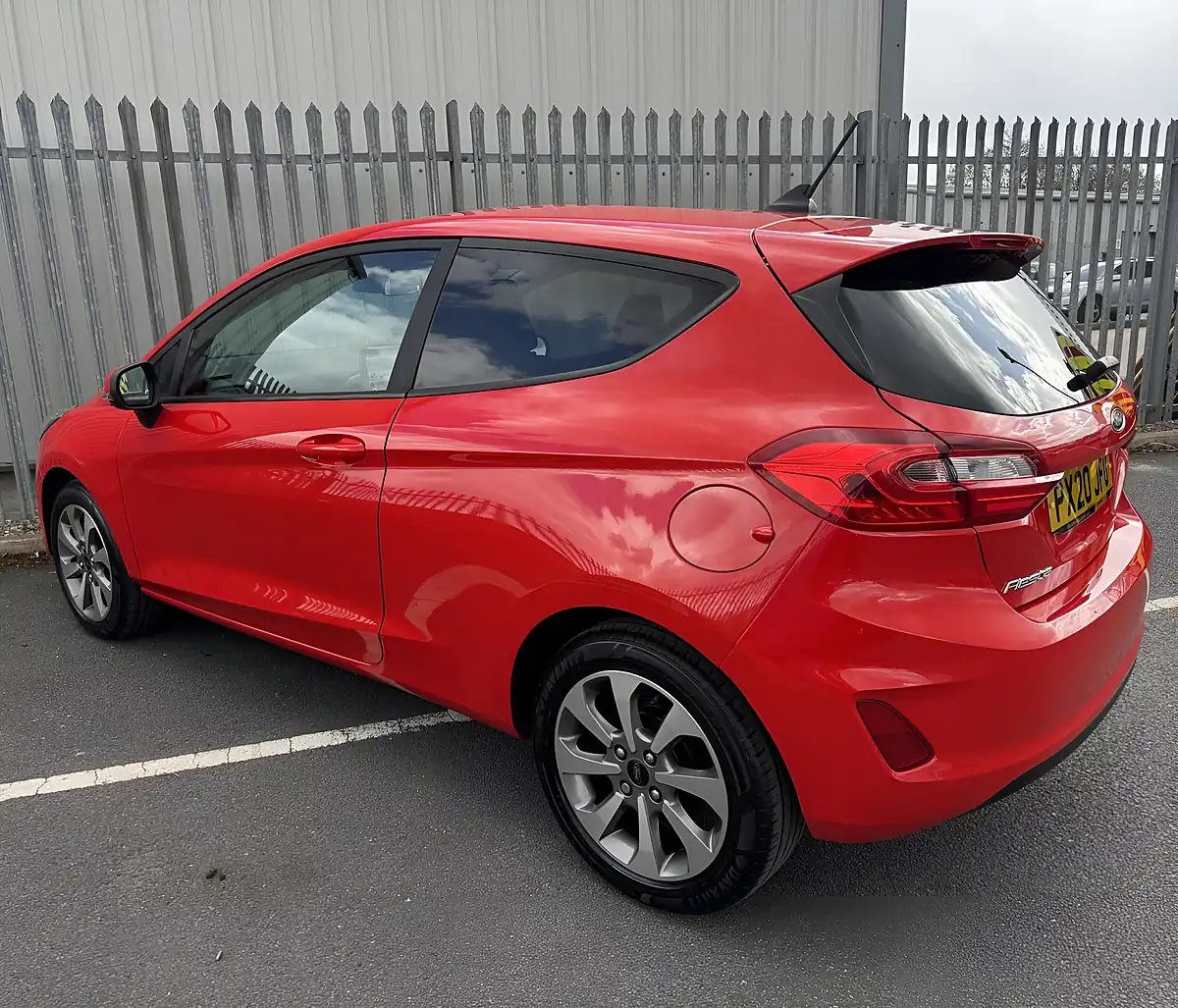 Used 2020 Ford Fiesta Trend Red - Interior and Exterior details 4