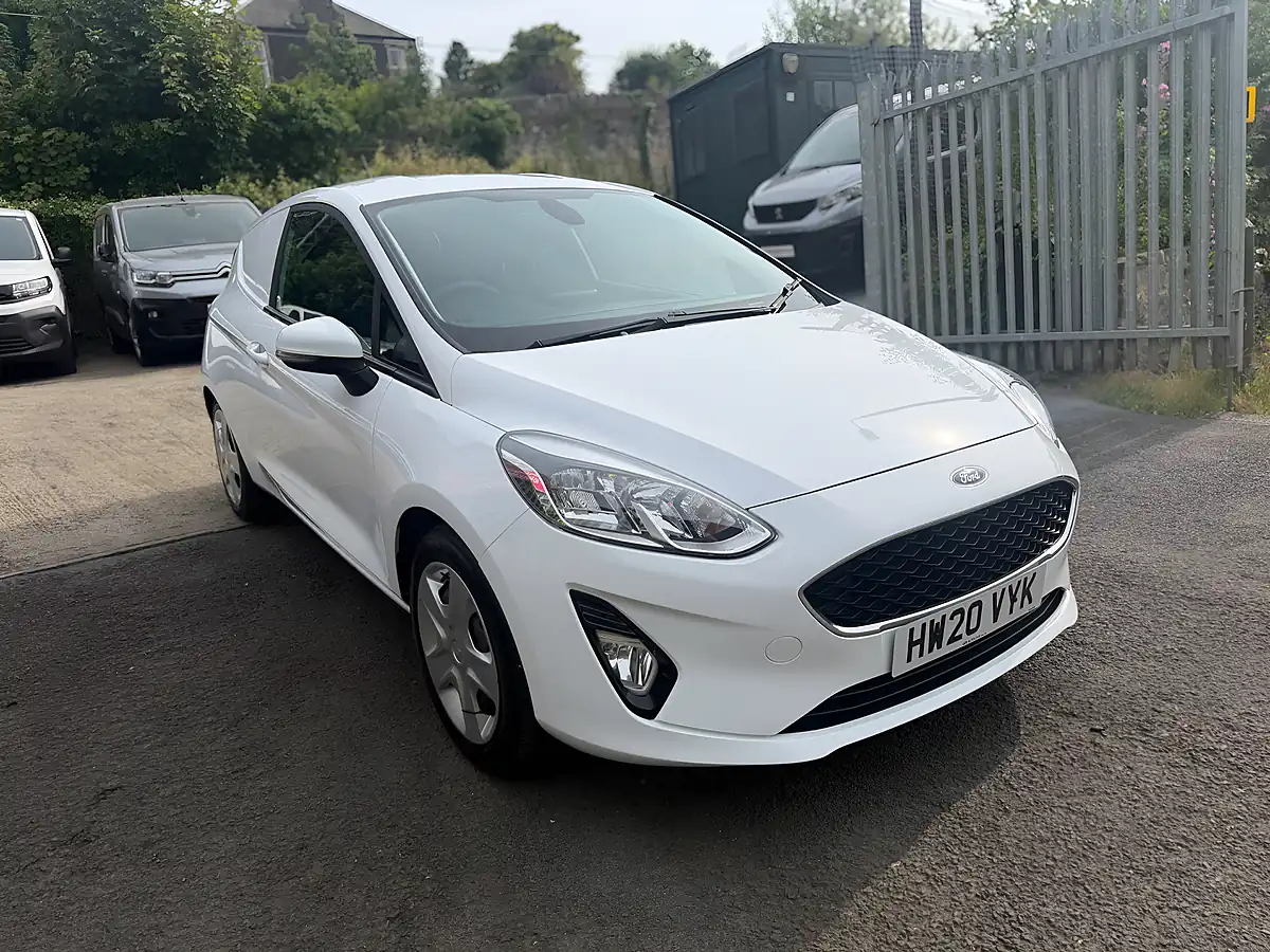 Used 2020 Ford Fiesta Van White - Interior and Exterior details 11