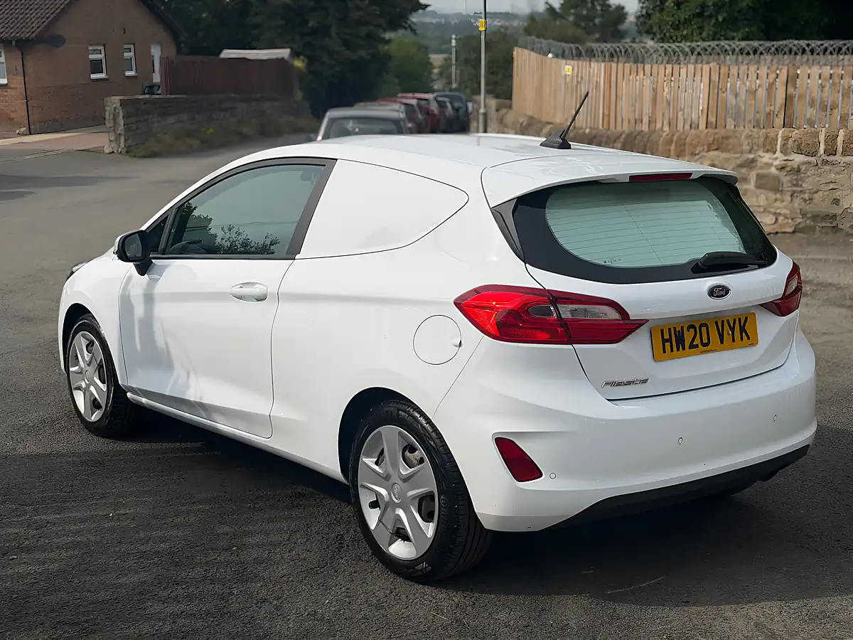Used 2020 Ford Fiesta Van White - Interior and Exterior details 2