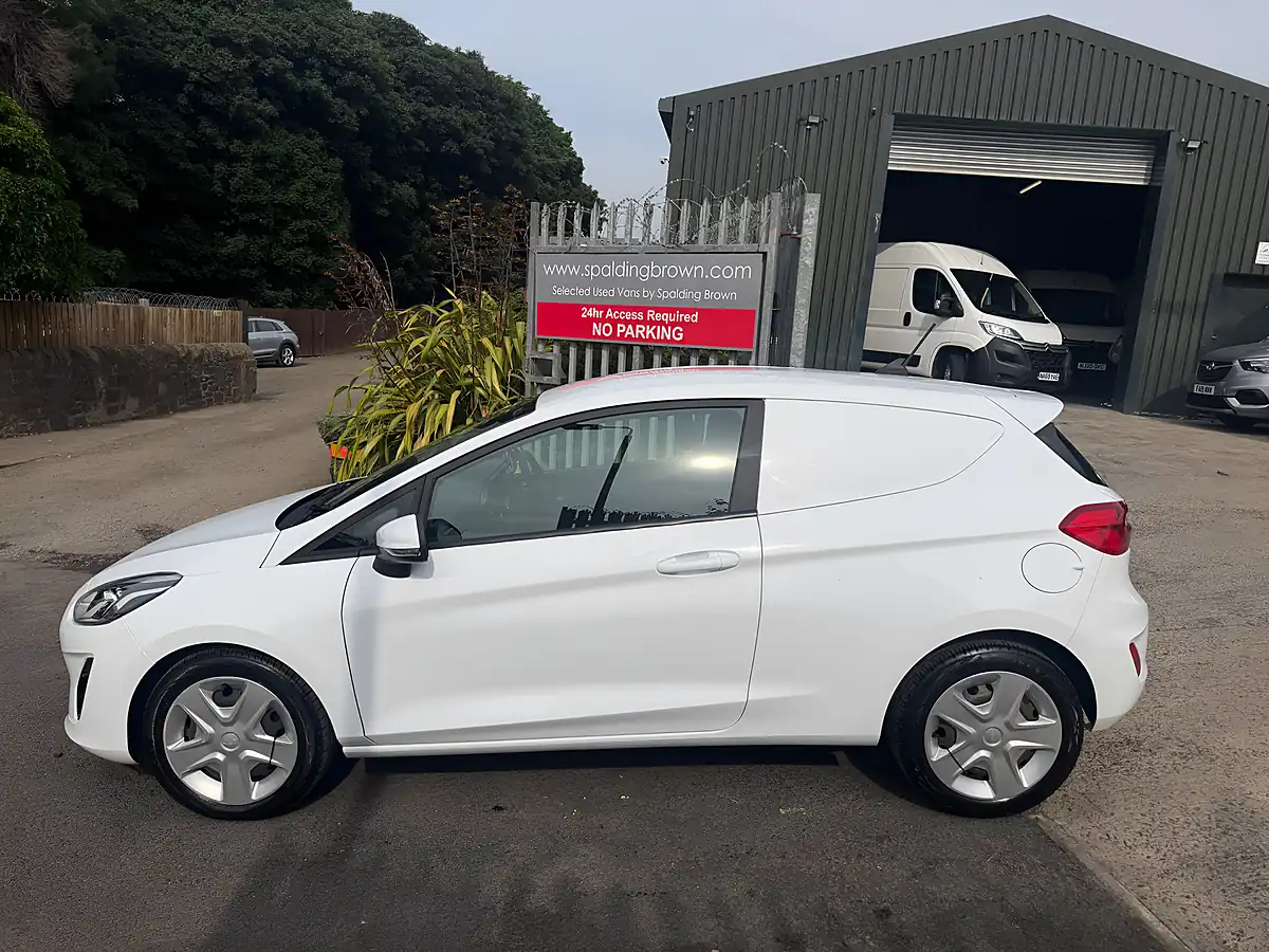 Used 2020 Ford Fiesta Van White - Interior and Exterior details 9