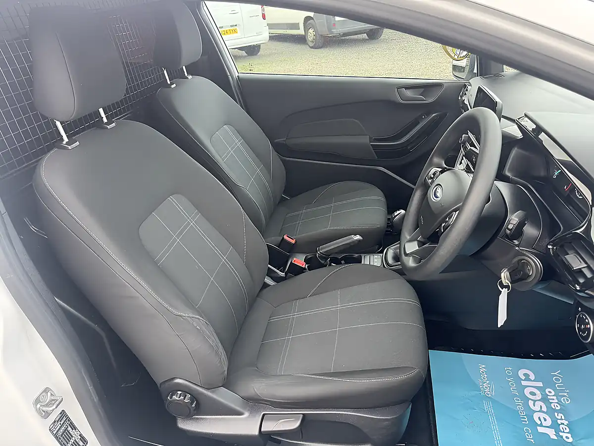 Used 2020 Ford Fiesta Van White - Interior and Exterior details 14