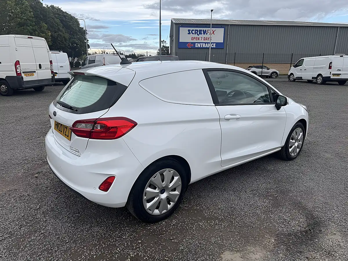 Used 2020 Ford Fiesta Van White - Interior and Exterior details 6