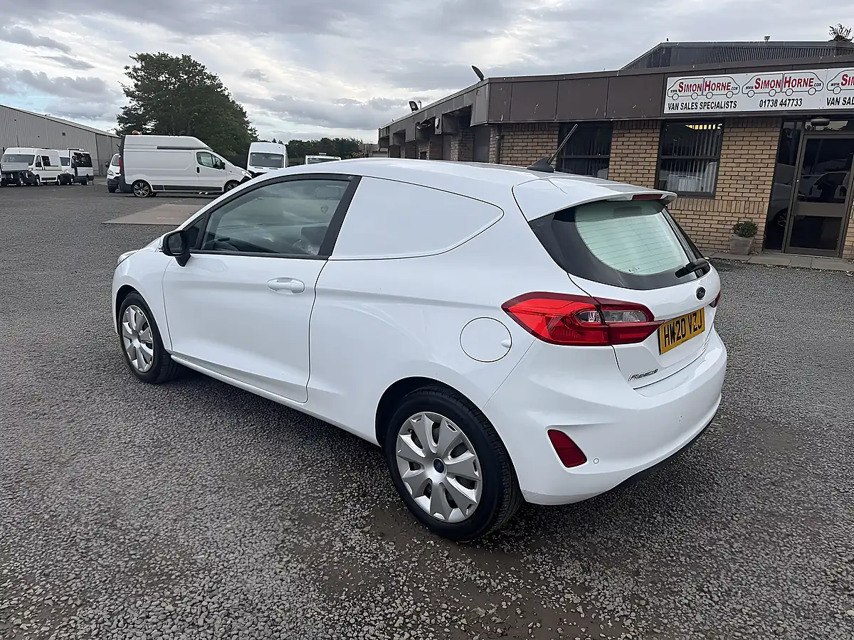 Used 2020 Ford Fiesta Van White - Interior and Exterior details 8