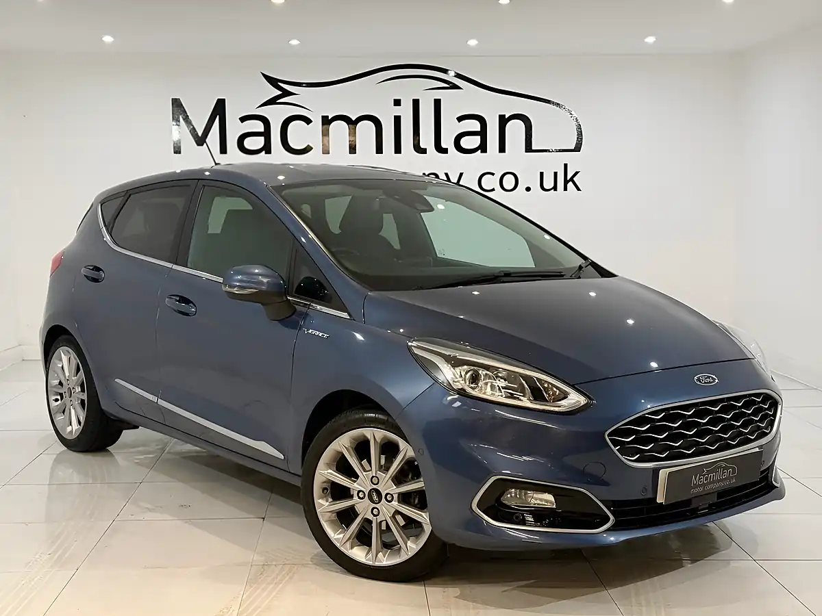 Used 2020 Ford Fiesta Vignale Blue - Front View