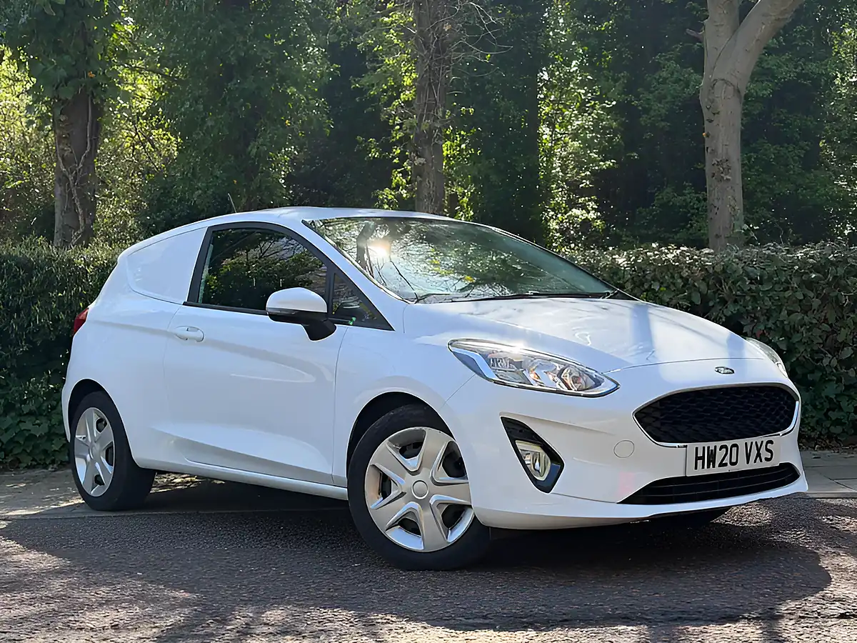 Used 2020 Ford Fiesta White - Front View
