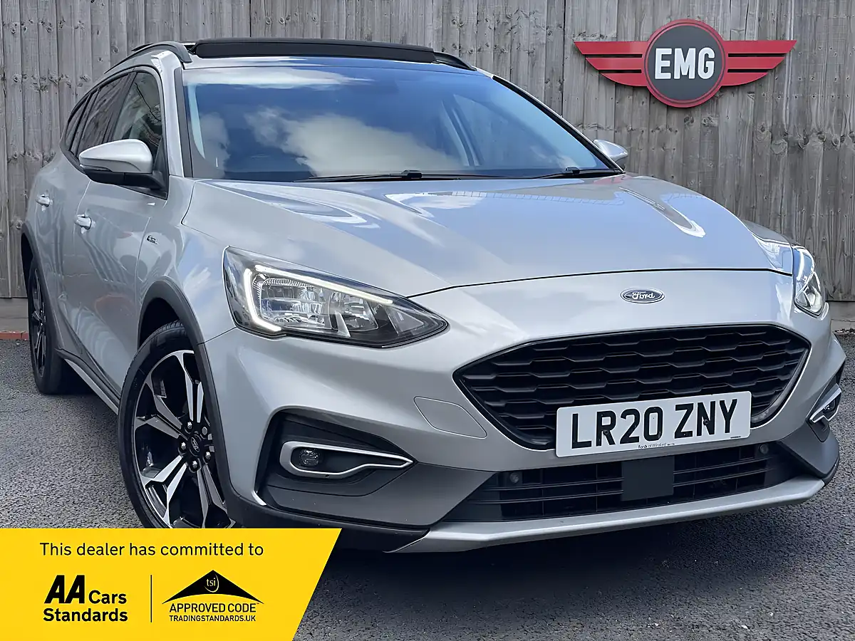 Used 2020 Ford Focus Active X Silver - Front View