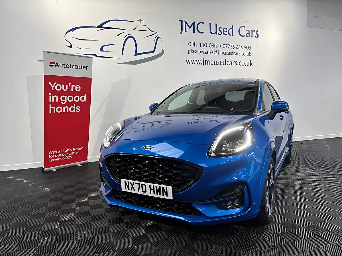 Used 2020 Ford Puma ST-Line X Desert Island Blue - Front View
