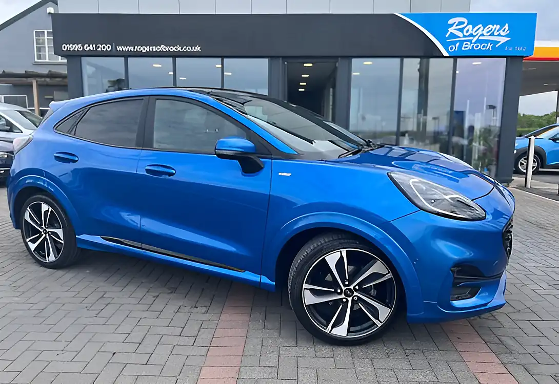 Used 2020 Ford Puma ST-Line X First Edition Plus Desert Island Blue - Front View