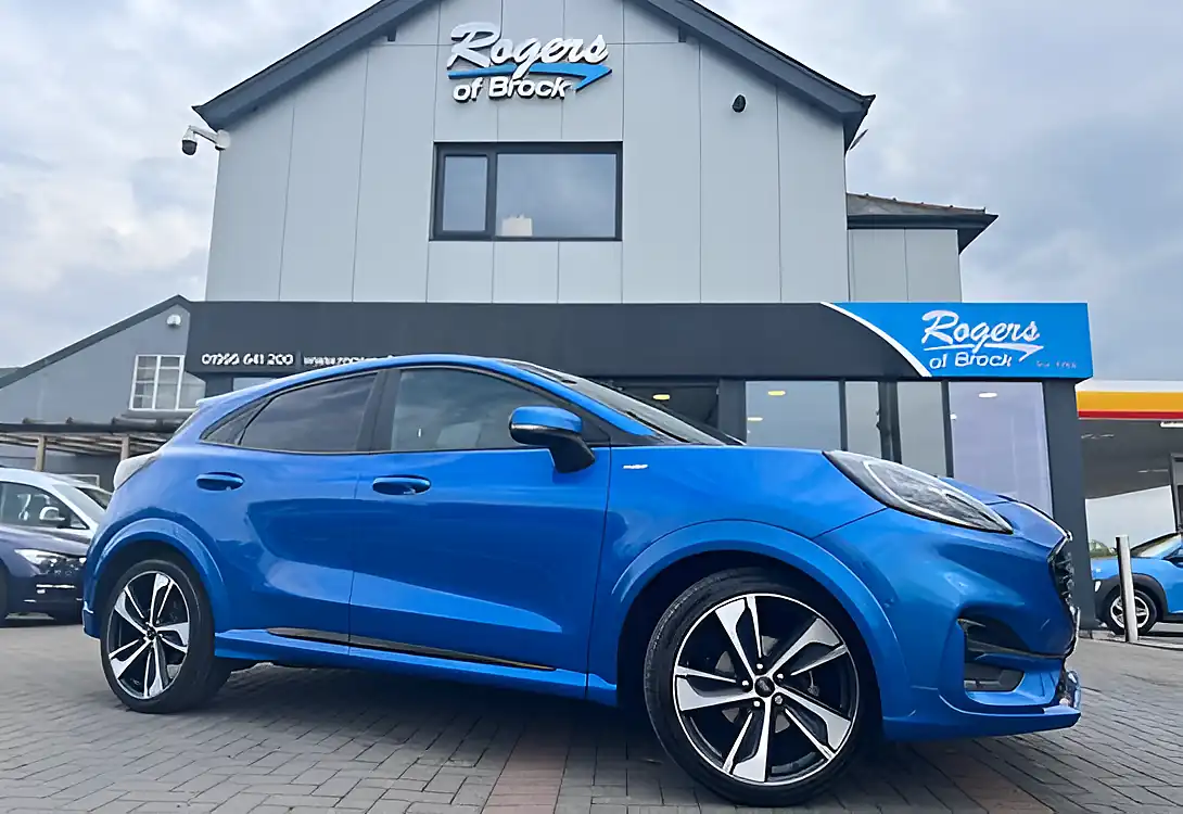 Used 2020 Ford Puma ST-Line X First Edition Plus Desert Island Blue - Interior and Exterior details 2