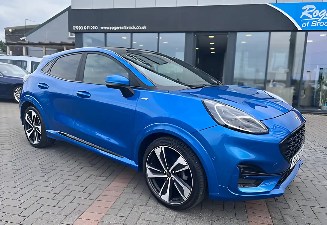 Used 2020 Ford Puma ST-Line X First Edition Plus Desert Island Blue - Interior and Exterior details 4