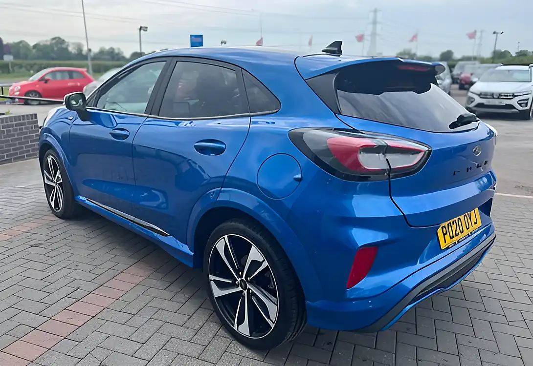 Used 2020 Ford Puma ST-Line X First Edition Plus Desert Island Blue - Interior and Exterior details 8